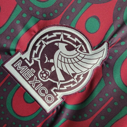 Camisa México I 2024 Torcedor Manga Longa (Sob encomenda)