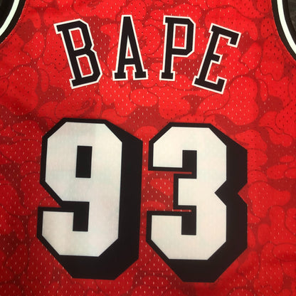 Regata Miami Heat NBA 1993 Bape X Mitchell And Ness Hardwood Classics Masculina (Sob encomenda)