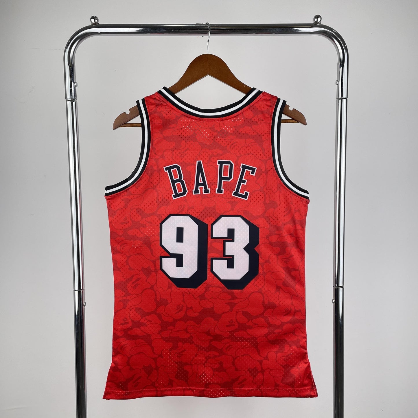 Regata Miami Heat NBA 1993 Bape X Mitchell And Ness Hardwood Classics Masculina (Sob encomenda)