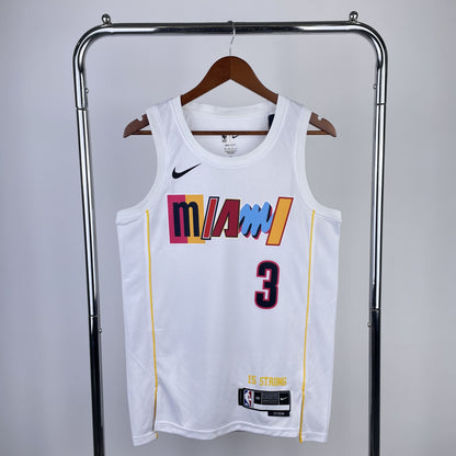 Regata Miami Heat NBA 2023 City Edition Swingman Masculina (Sob encomenda)