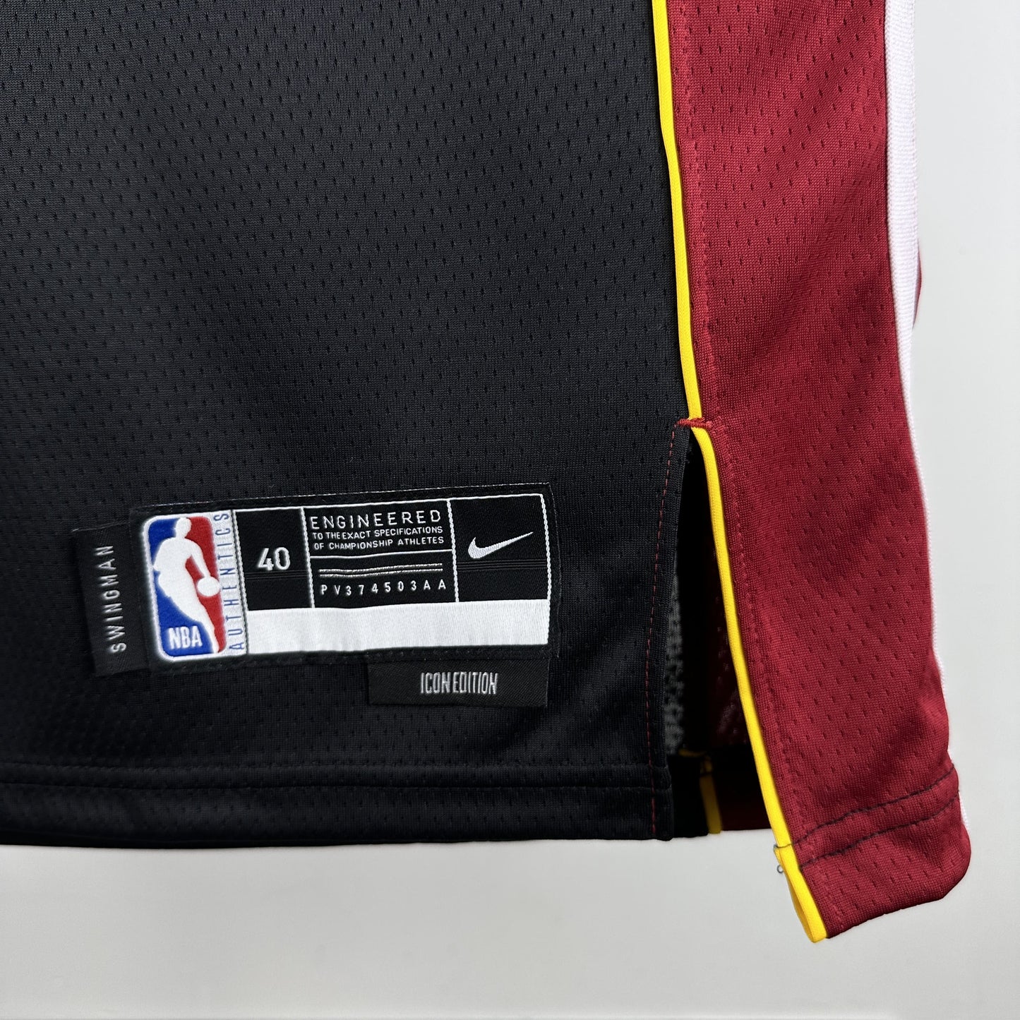 Regata Miami Heat NBA 2023 Icon Edition Swingman Masculina (Sob encomenda)