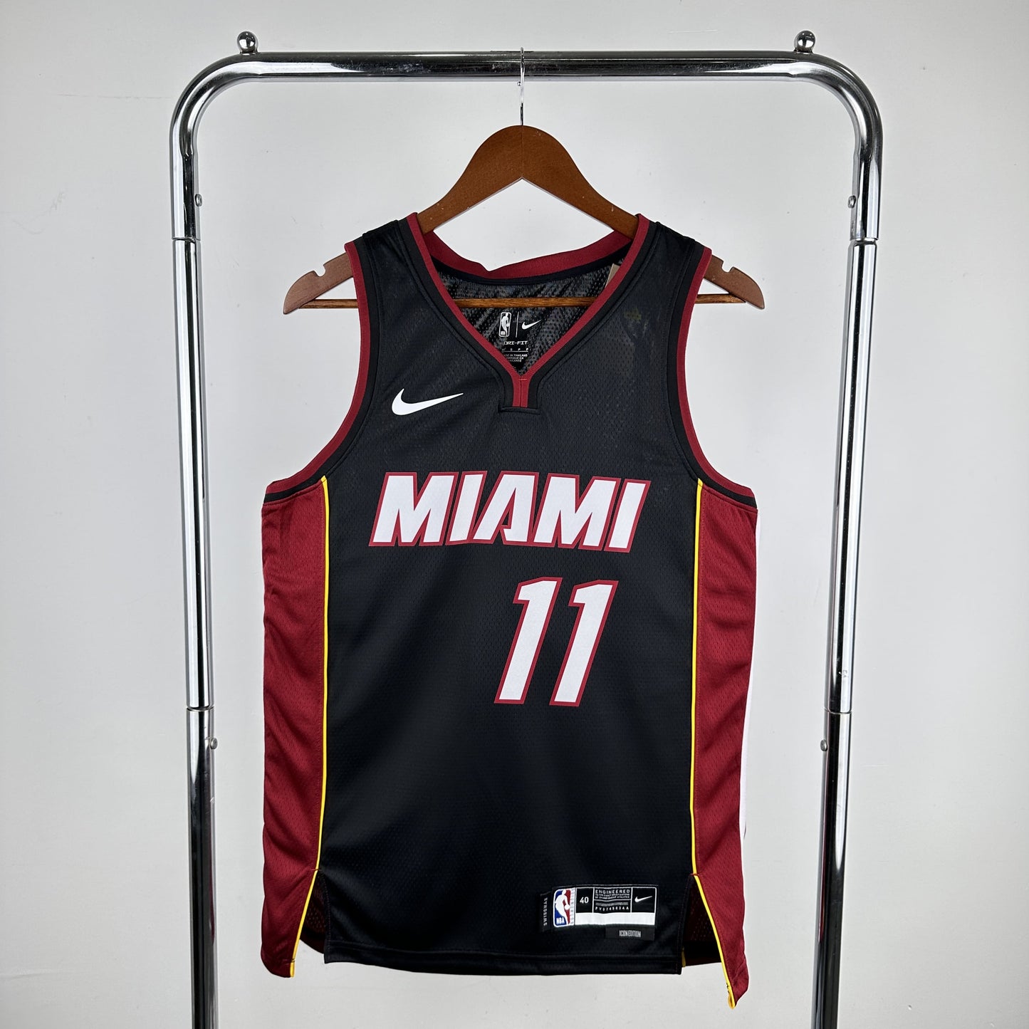 Regata Miami Heat NBA 2023 Icon Edition Swingman Masculina (Sob encomenda)