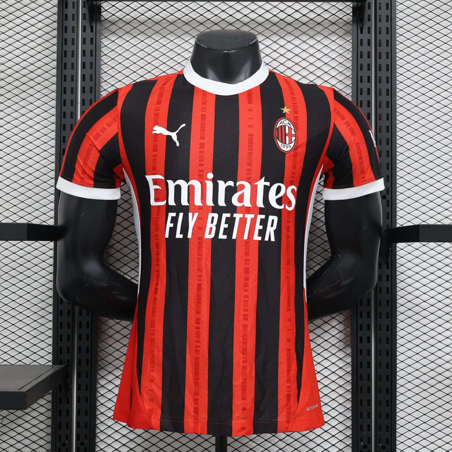 Camisa Milan I 24/25 Jogador (Sob encomenda)