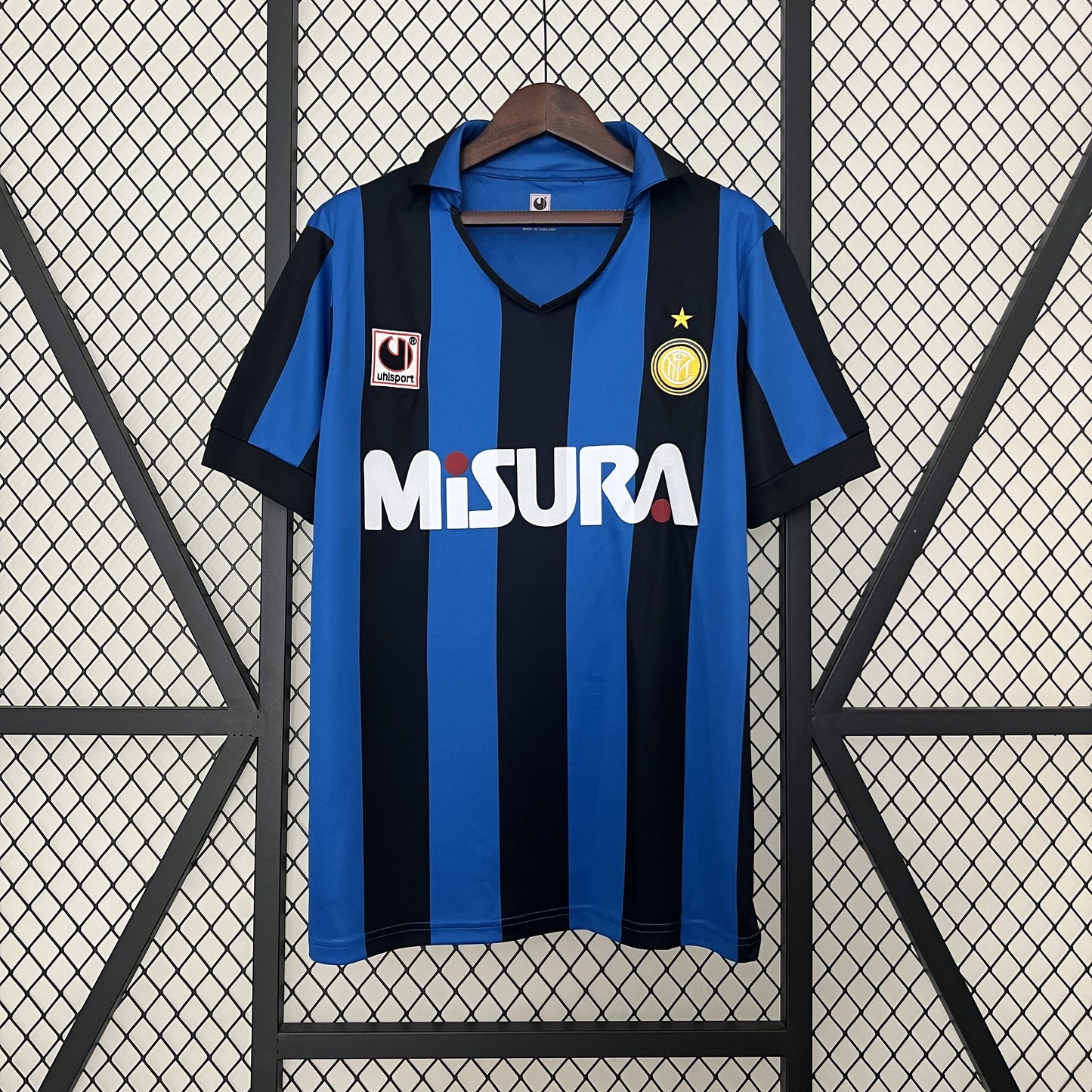 Camisa Inter de Milão I 90/91 Retrô (Sob encomenda)