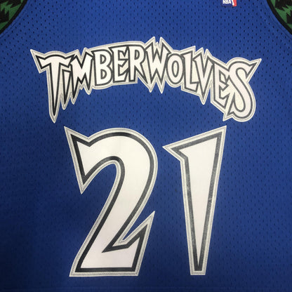 Regata Minnesota Timberwolves NBA 2003 Mitchell And Ness Hardwood Classics Masculina (Sob encomenda)