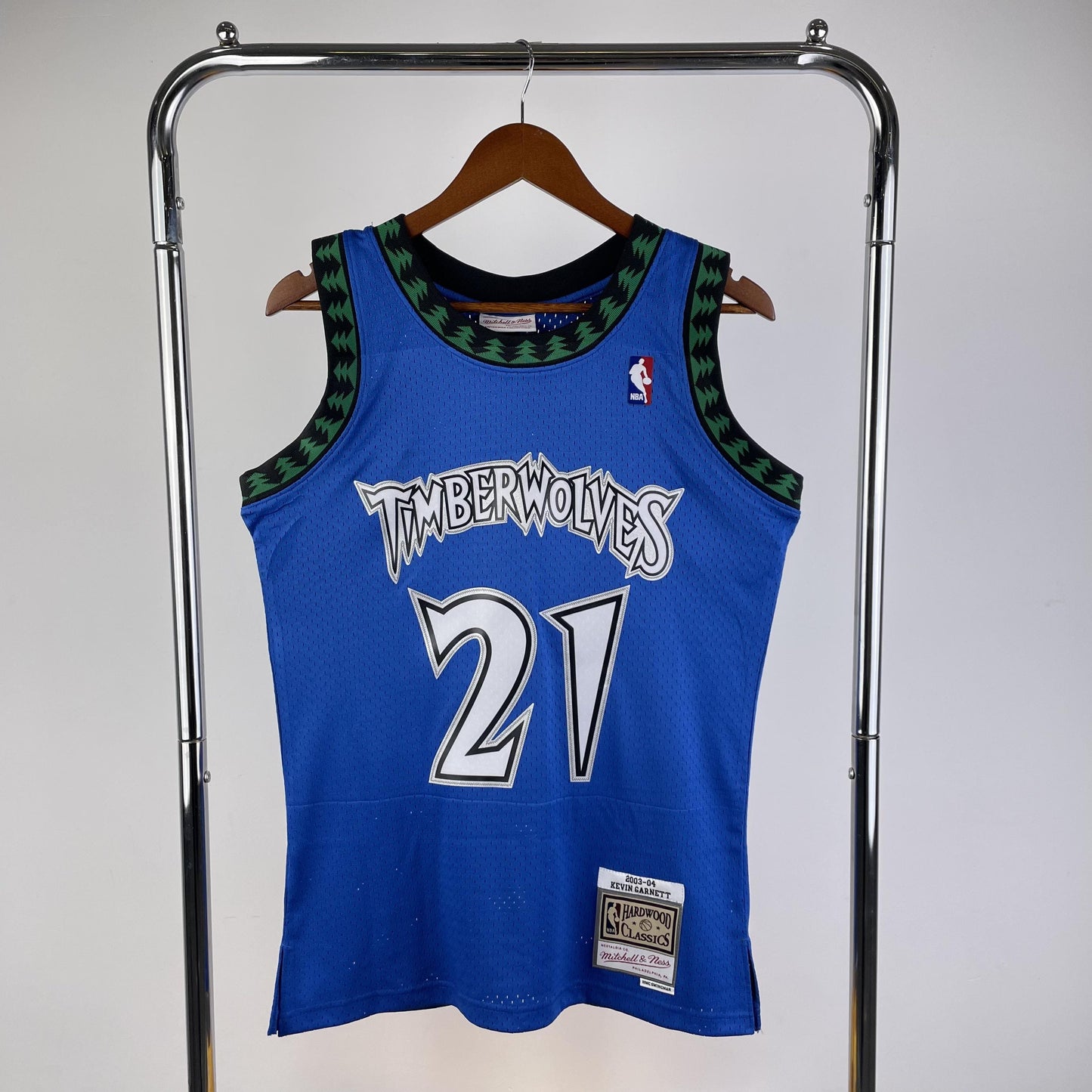 Regata Minnesota Timberwolves NBA 2003 Mitchell And Ness Hardwood Classics Masculina (Sob encomenda)