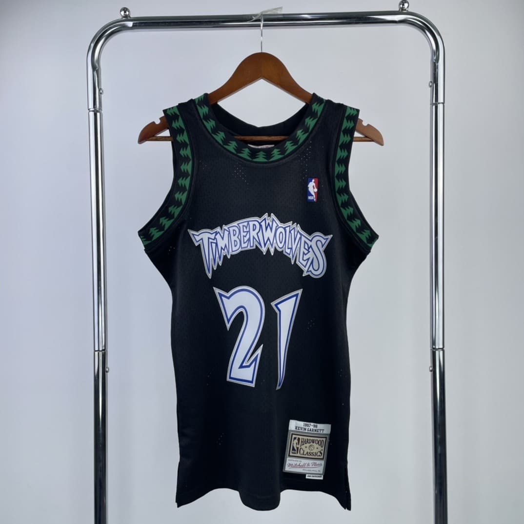 Regata Minnesota Timberwolves NBA 1997 Mitchell And Ness Hardwood Classics Masculina (Sob encomenda)