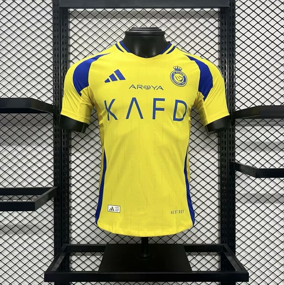 Camisa Al-Nassr I 24/25 Jogador (Sob encomenda)