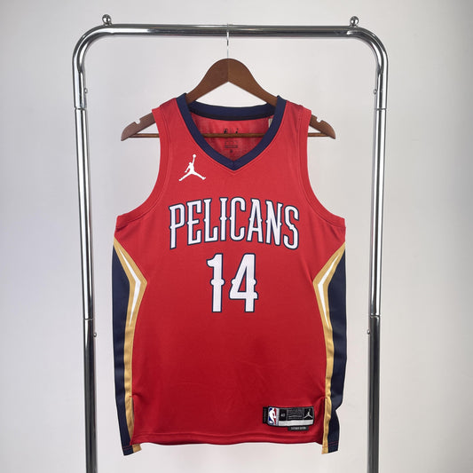 Regata New Orleans Pelicans NBA 2023 Statement Edition Swingman Masculina (Sob encomenda)