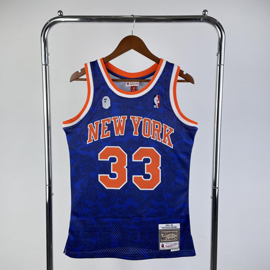 Regata New York Knicks NBA 1991 Bape X Mitchell And Ness Hardwood Classics Masculina (Sob encomenda)