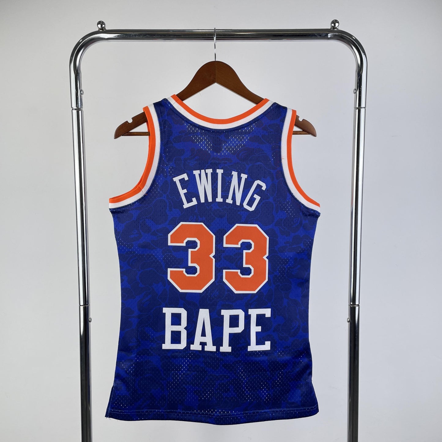 Regata New York Knicks NBA 1991 Bape X Mitchell And Ness Hardwood Classics Masculina (Sob encomenda)