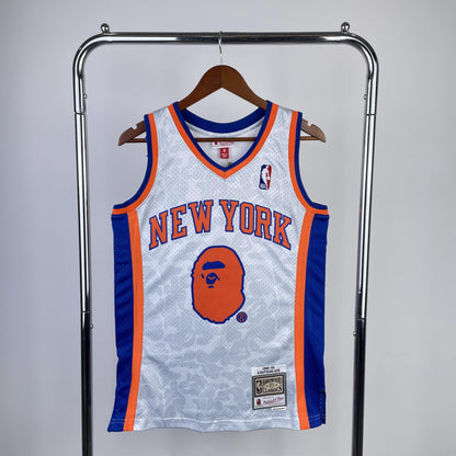 Regata New York Knicks NBA 1998 Bape X Mitchell And Ness Hardwood Classics Masculina (Sob encomenda)