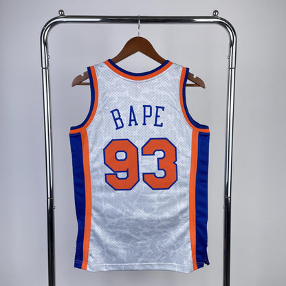 Regata New York Knicks NBA 1998 Bape X Mitchell And Ness Hardwood Classics Masculina (Sob encomenda)