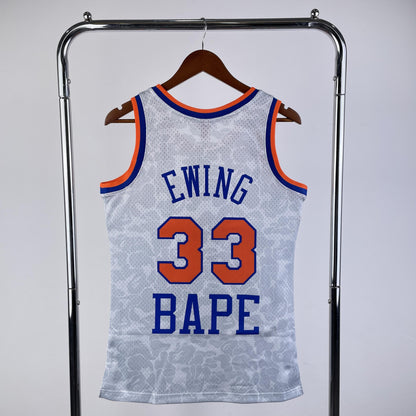 Regata New York Knicks NBA 1991 Bape X Mitchell And Ness Hardwood Classics Masculina (Sob encomenda)