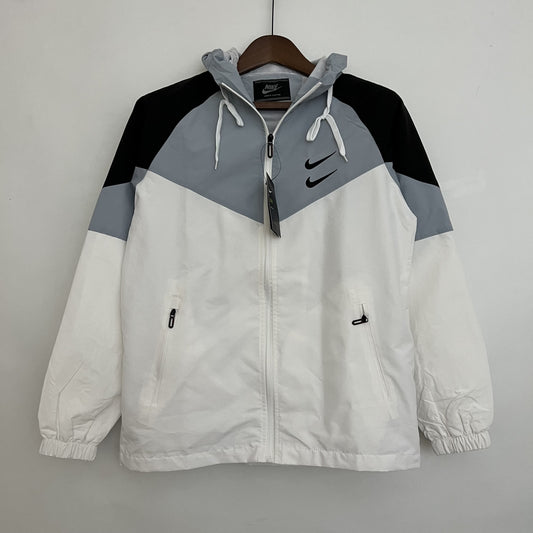 Corta Vento Nike White Gray and Black (Sob encomenda)