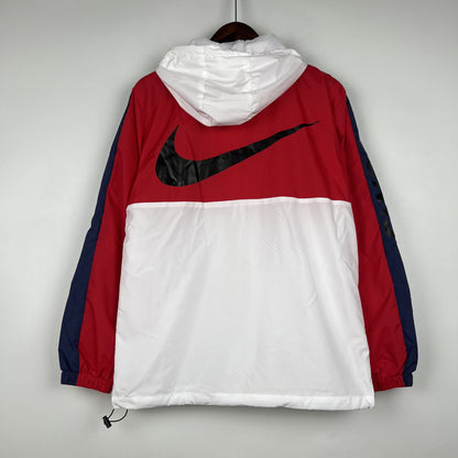 Corta Vento Nike Red and White (Sob encomenda)