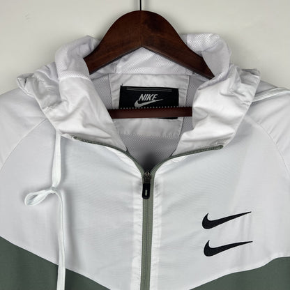 Corta Vento Nike Swoosh Dark Green and White (Sob encomenda)