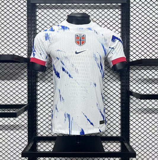 Camisa Noruega II 2024 Jogador (Sob encomenda)