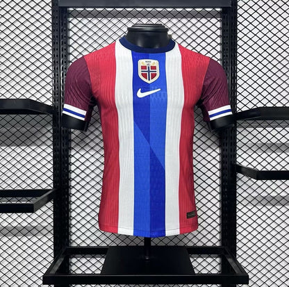 Camisa Noruega I 2024 Jogador (Sob encomenda)