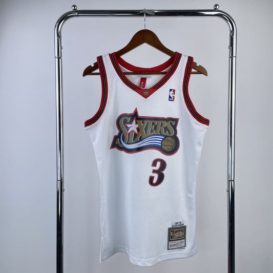 Regata Philadelphia 76ers NBA 1997 Mitchell And Ness Hardwood Classics Masculina (Sob encomenda)