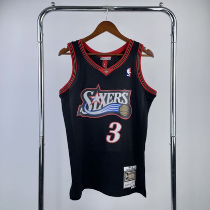 Regata Philadelphia 76ers NBA 1997 Mitchell And Ness Hardwood Classics Masculina (Sob encomenda)