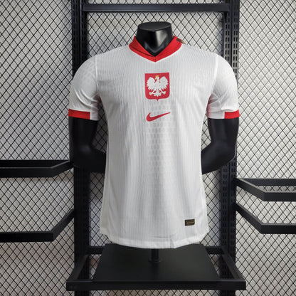 Camisa Polônia I 2024 Jogador (Sob encomenda)