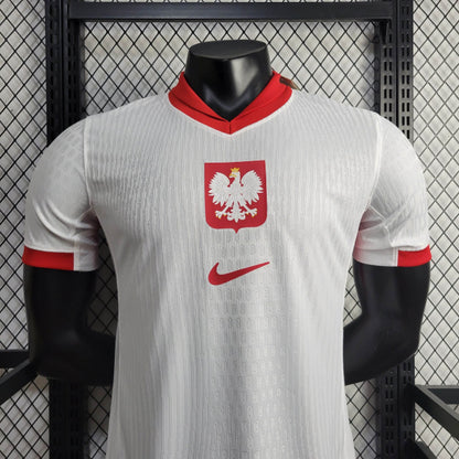 Camisa Polônia I 2024 Jogador (Sob encomenda)