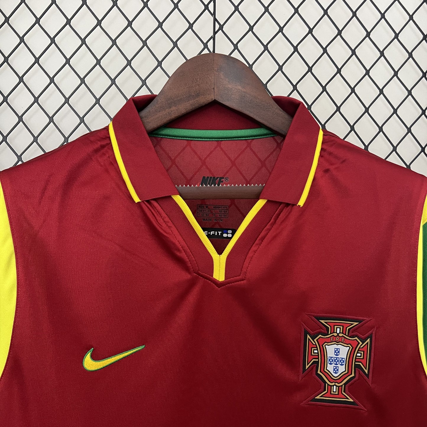 Camisa Portugal I 1998 Retrô (Sob encomenda)