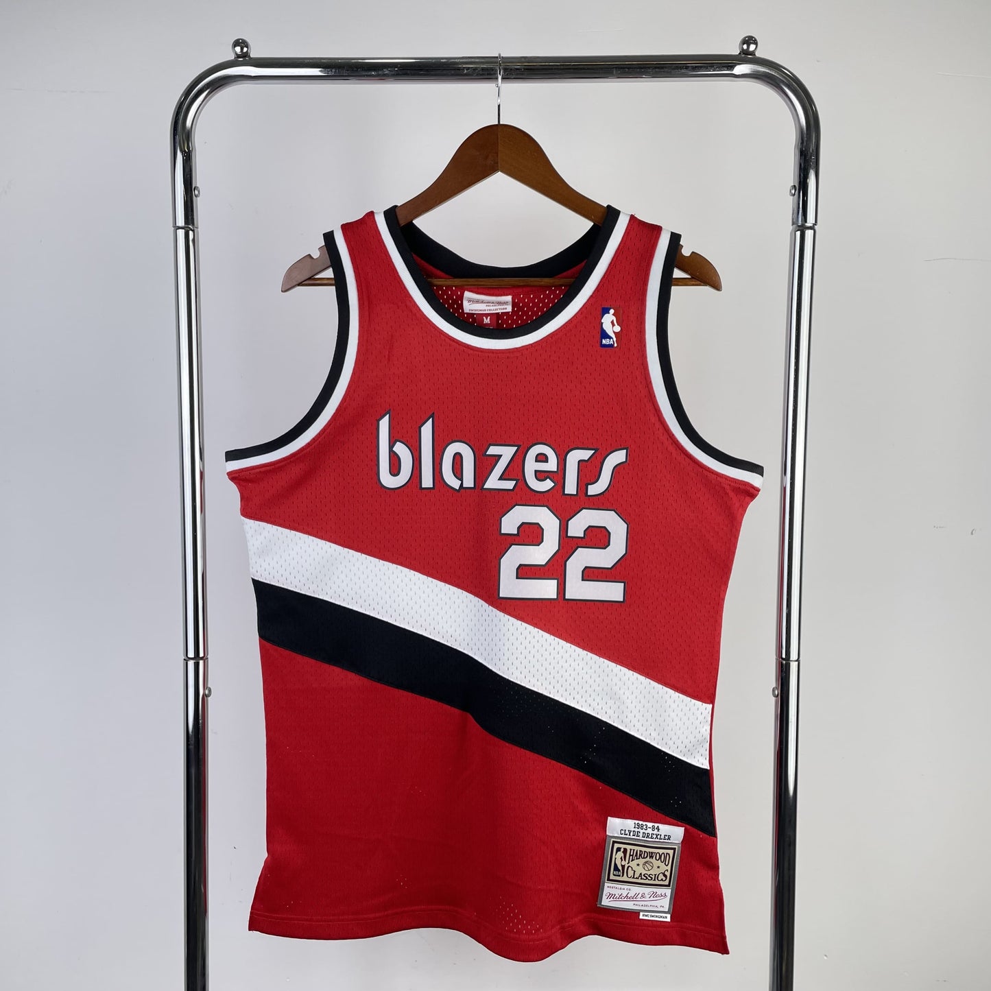 Regata Portland Trail Blazers NBA 1983 Mitchell And Ness Hardwood Classics Masculina (Sob encomenda)