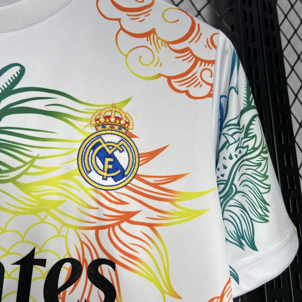 Camisa Real Madrid 'Edição Especial Shenlong' 24/25 Torcedor (Sob encomenda)