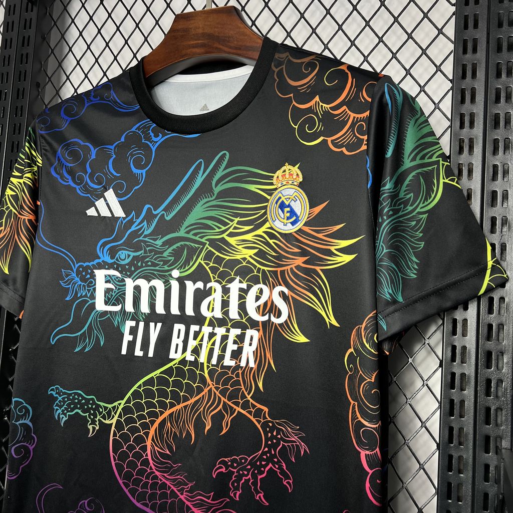 Camisa Real Madrid 'Edição Especial Shenlong' 24/25 Torcedor (Sob encomenda)