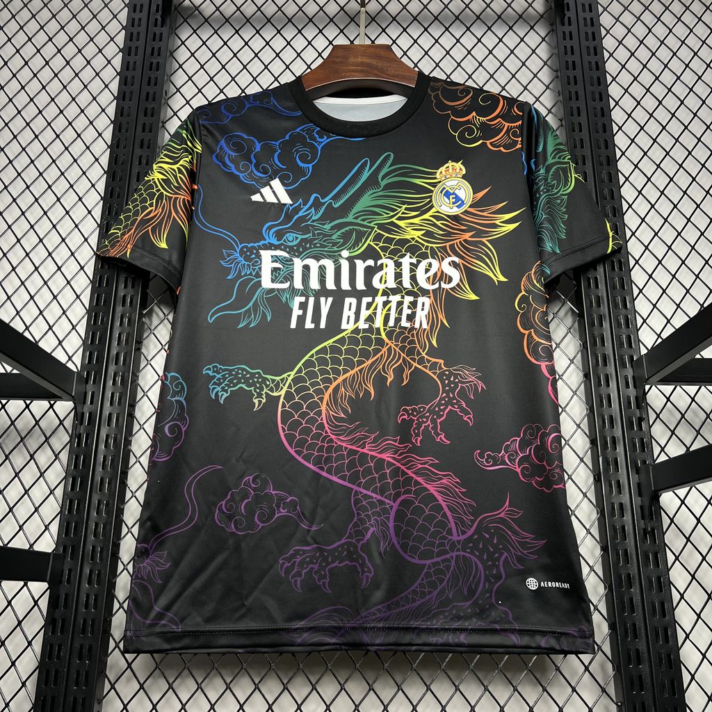 Camisa Real Madrid 'Edição Especial Shenlong' 24/25 Torcedor (Sob encomenda)