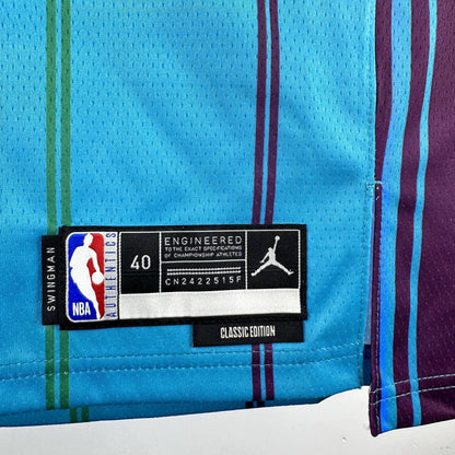 Regata Charlotte Hornets NBA 2024 Classic Edition Swingman Masculina (Sob encomenda)