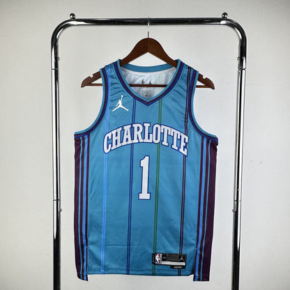 Regata Charlotte Hornets NBA 2024 Classic Edition Swingman Masculina (Sob encomenda)