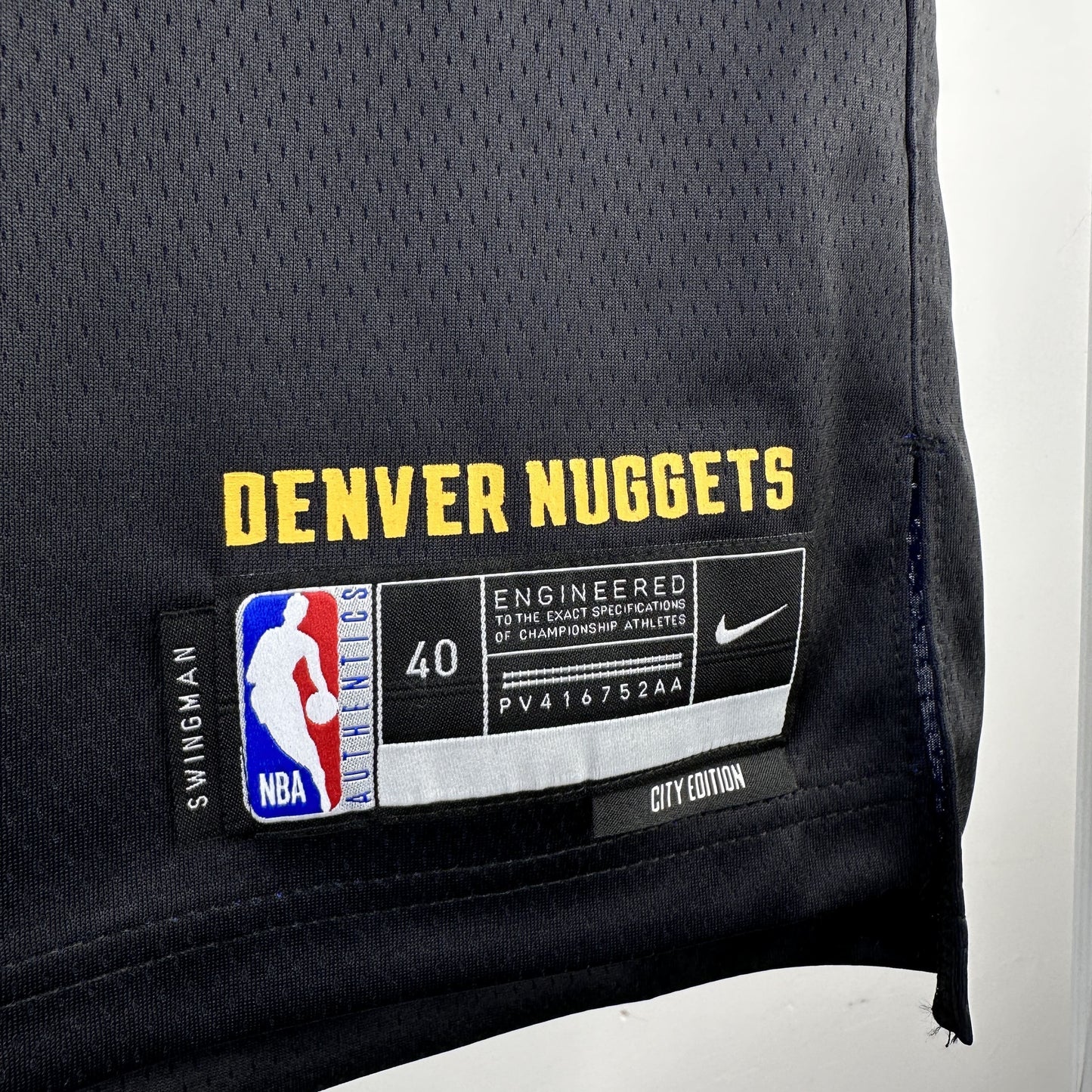 Regata Denver Nuggets NBA 2024 City Edition Swingman Masculina (Sob encomenda)