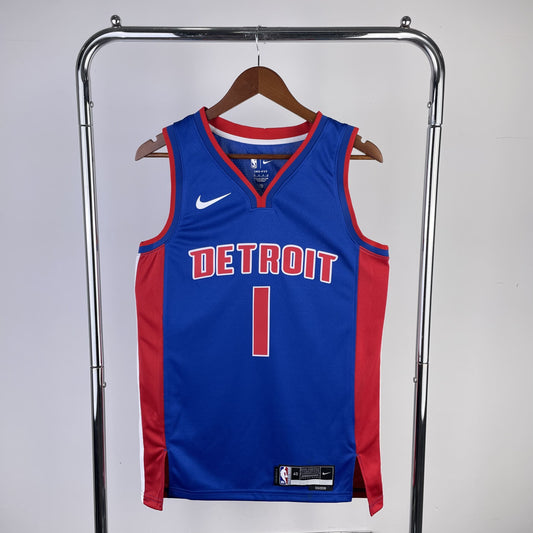 Regata Detroit Pistons NBA 2023 Icon Edition Swingman Masculina (Sob encomenda)