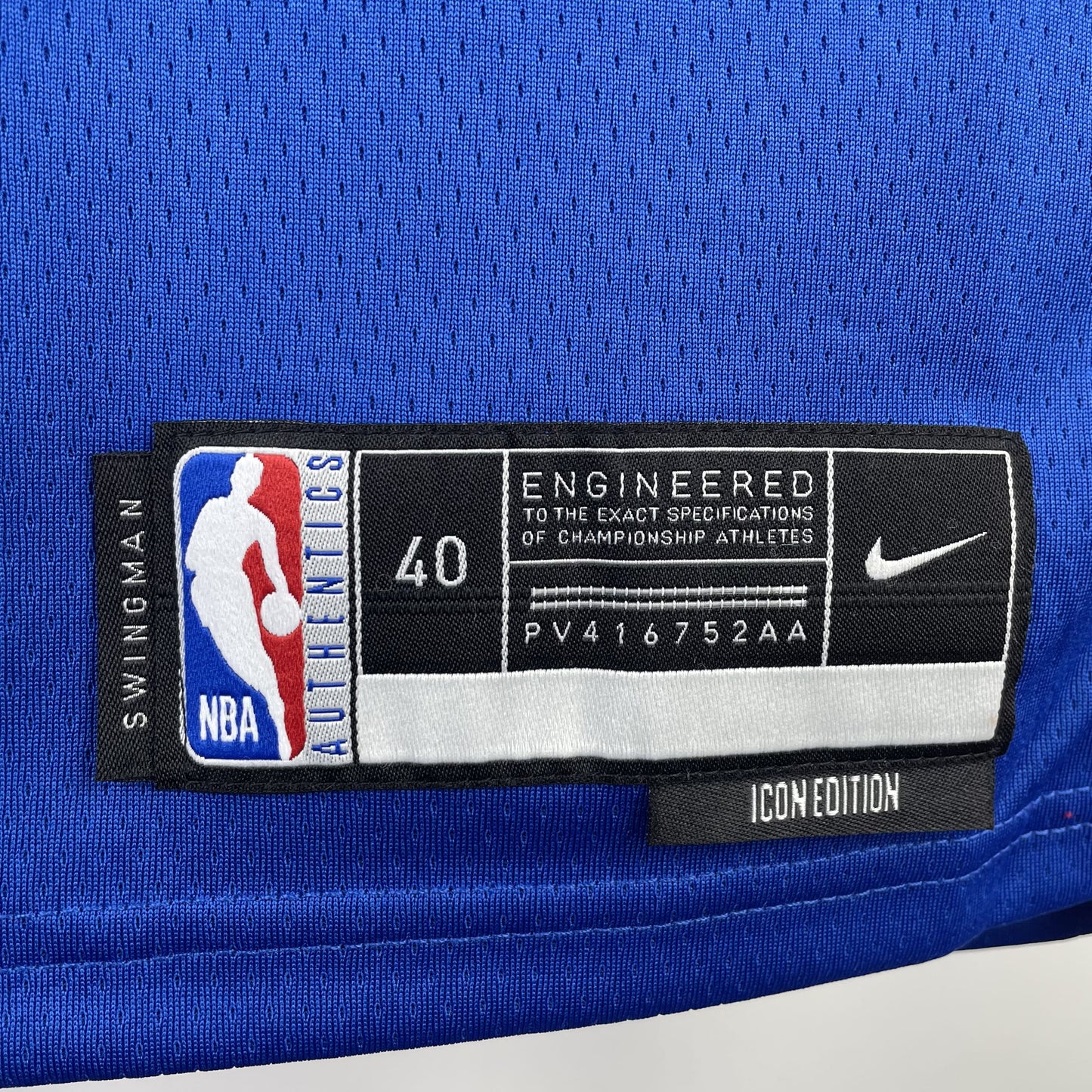 Regata Detroit Pistons NBA 2023 Icon Edition Swingman Masculina (Sob encomenda)