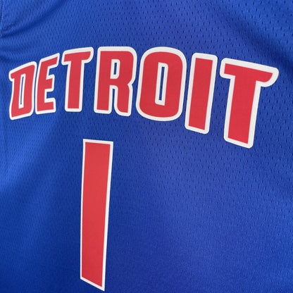 Regata Detroit Pistons NBA 2023 Icon Edition Swingman Masculina (Sob encomenda)