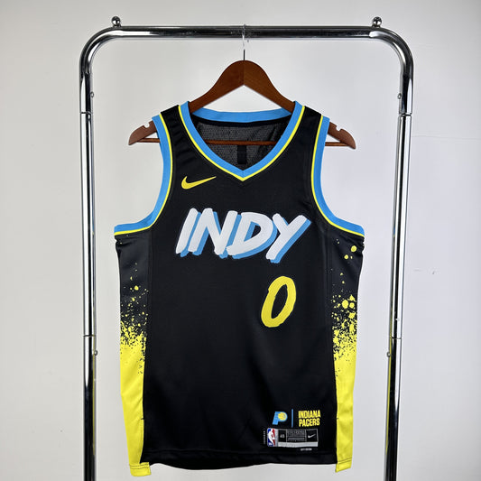 Regata Indiana Pacers NBA 2024 City Edition Swingman Masculina (Sob encomenda)