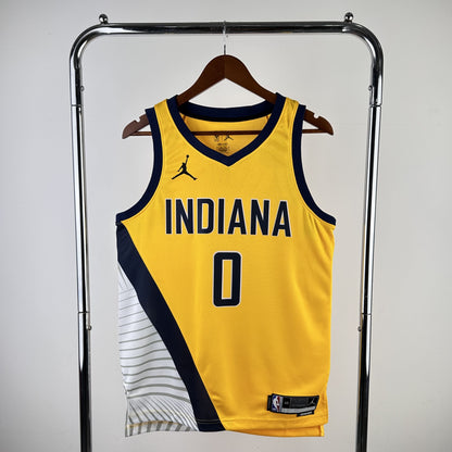 Regata Indiana Pacers NBA 2024 Statement Edition Swingman Masculina (Sob encomenda)