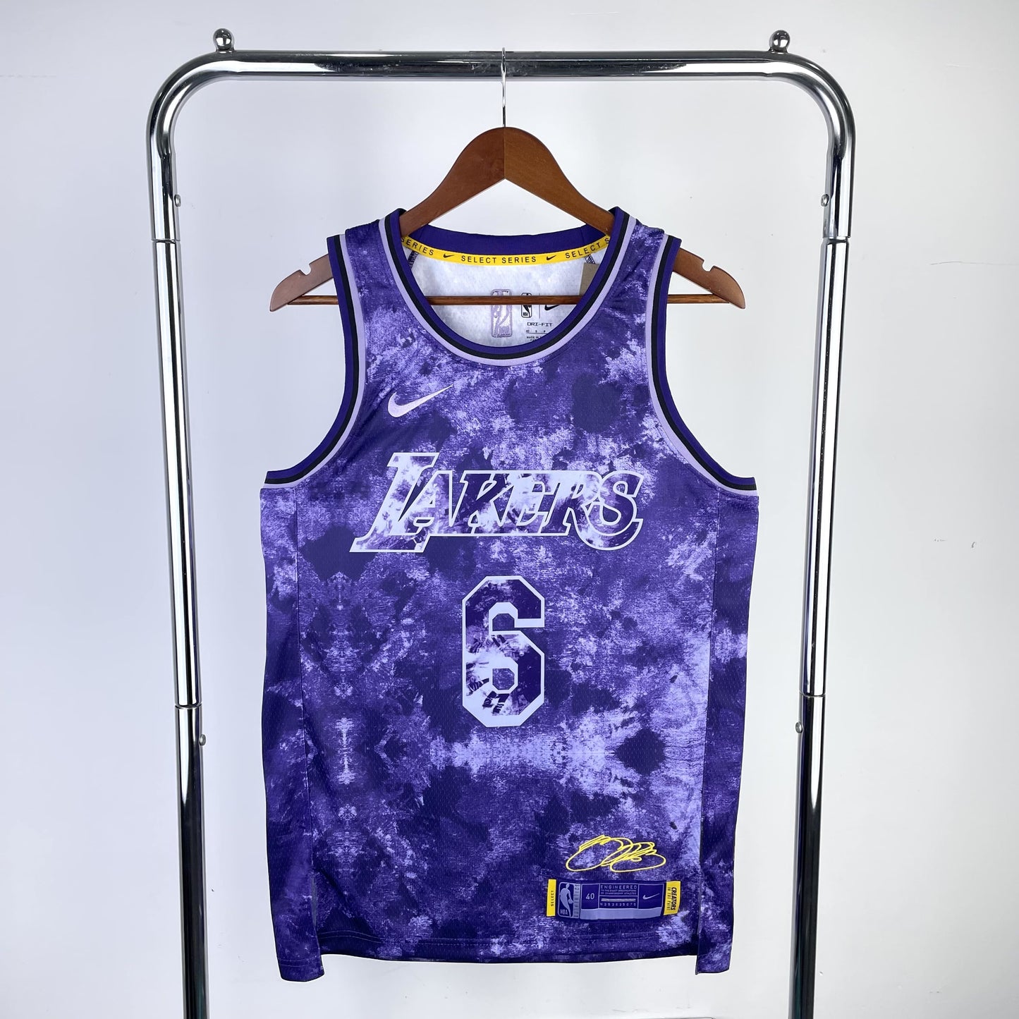 Regata Los Angeles Lakers NBA 2023 Los Angeles Lakers LeBron James Edição Especial Masculina (Sob encomenda)