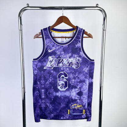 Regata Los Angeles Lakers NBA 2023 Los Angeles Lakers LeBron James Edição Especial Masculina (Sob encomenda)