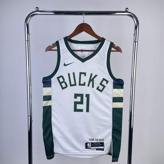 Regata Milwaukee Bucks NBA 2023 Association Edition Swingman Masculina (Sob encomenda)