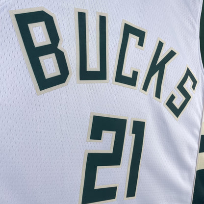 Regata Milwaukee Bucks NBA 2023 Association Edition Swingman Masculina (Sob encomenda)