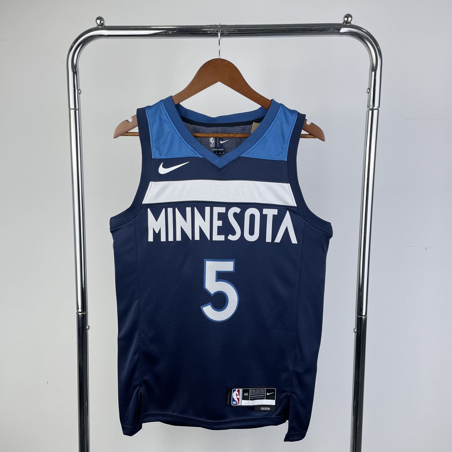 Regata Minnesota Timberwolves NBA 2023 Icon Edition Swingman Masculina (Sob encomenda)