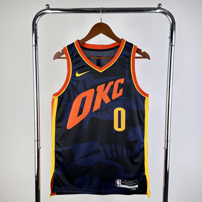 Regata Oklahoma City Thunder NBA 2024 City Edition Swingman Masculina (Sob encomenda)