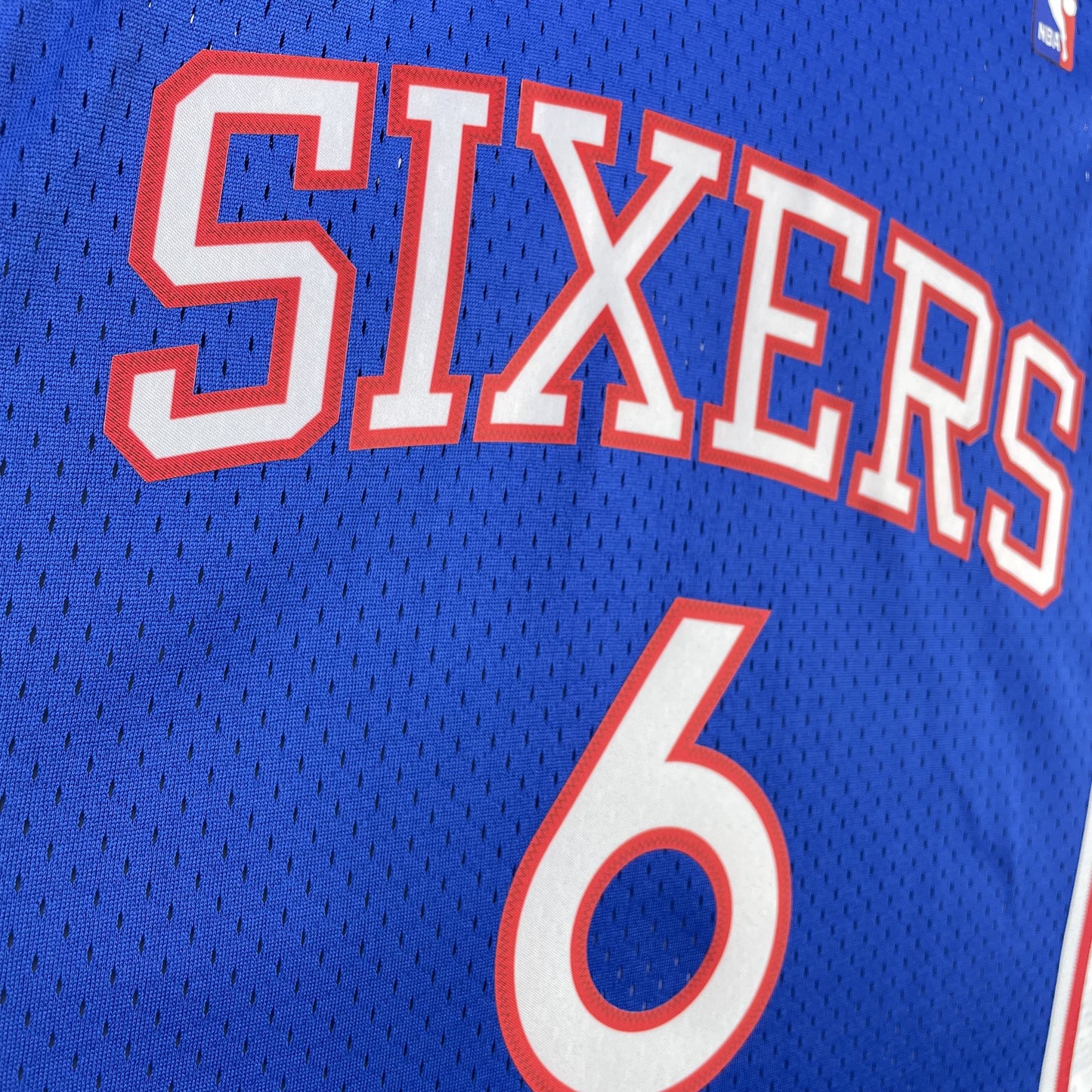 Regata Philadelphia 76ers NBA 1982 Mitchell And Ness Hardwood Classics Masculina (Sob encomenda)