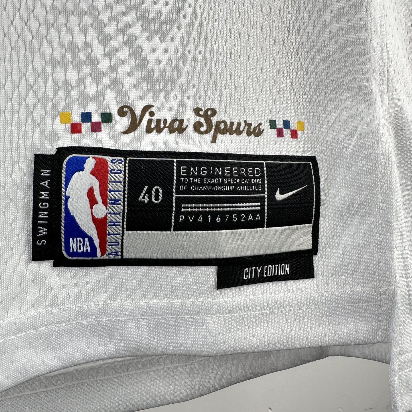 Regata San Antonio Spurs NBA 2024 City Edition Swingman Masculina (Sob encomenda)