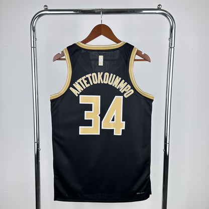 Regata Milwaukee Bucks NBA 2024 Antetokounmpo Select Series Masculina (Sob encomenda)