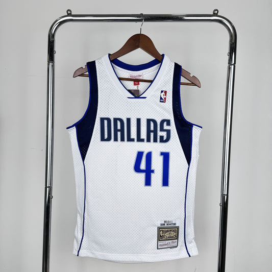 Regata Dallas Mavericks NBA 2010 Mitchell And Ness Hardwood Classics Masculina (Sob encomenda)